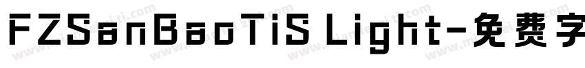 FZSanBaoTiS Light字体转换